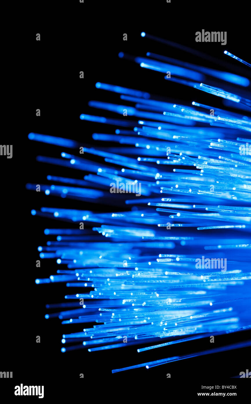 fiber optic abstract background Stock Photo - Alamy