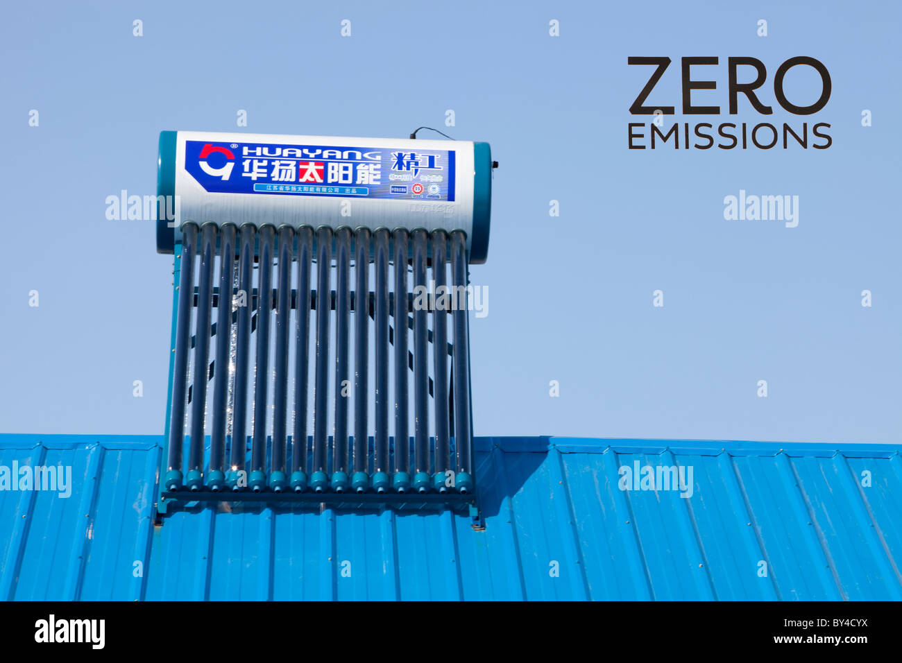 Solar water heaters hi-res stock photography and images - Alamy