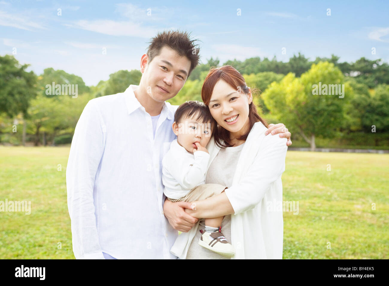 Portrait of family Stock Photo