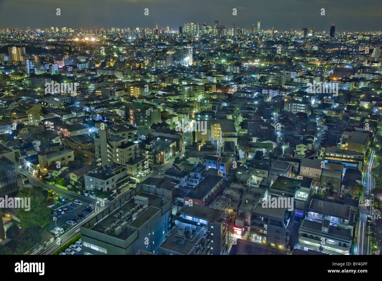 Tokyo at Night Stock Photo