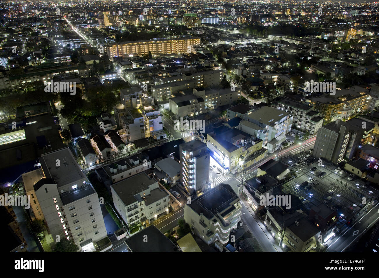 Tokyo at Night Stock Photo