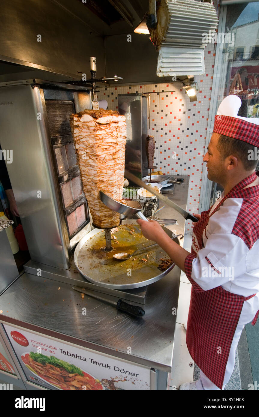 turkish kebab shop high resolution stock photography and images alamy