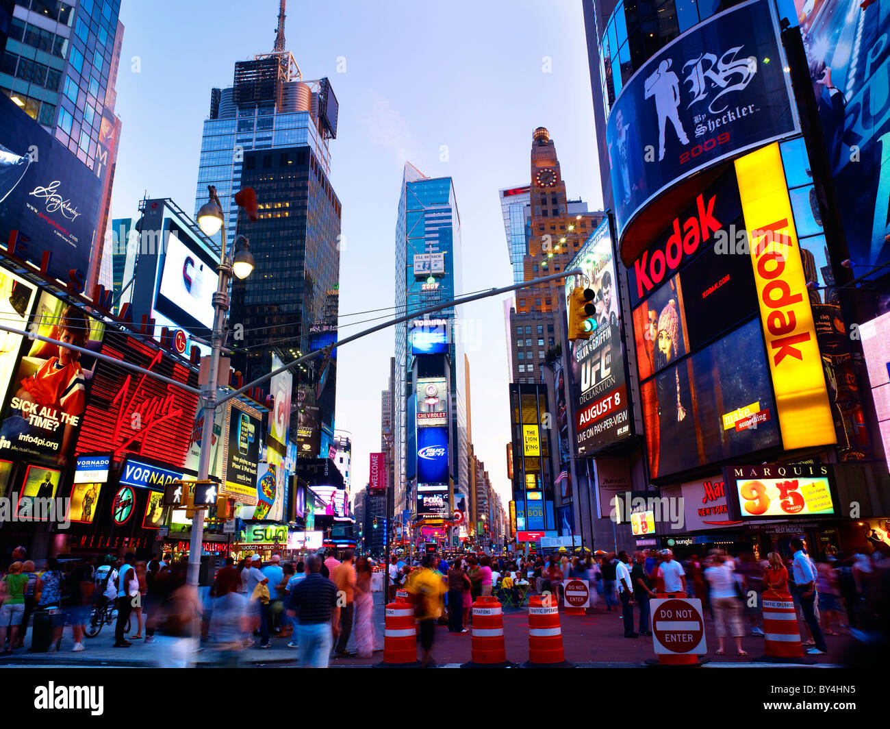 Times Square, NYC, New York, USA Stock Photo