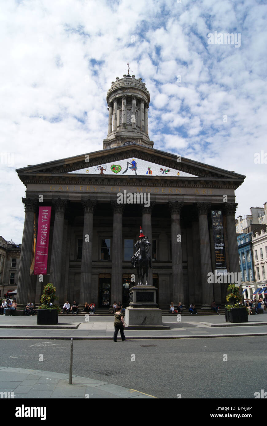 Glasgow Gallery of Modern Art on Royal Exchange Square Stock Photo Alamy