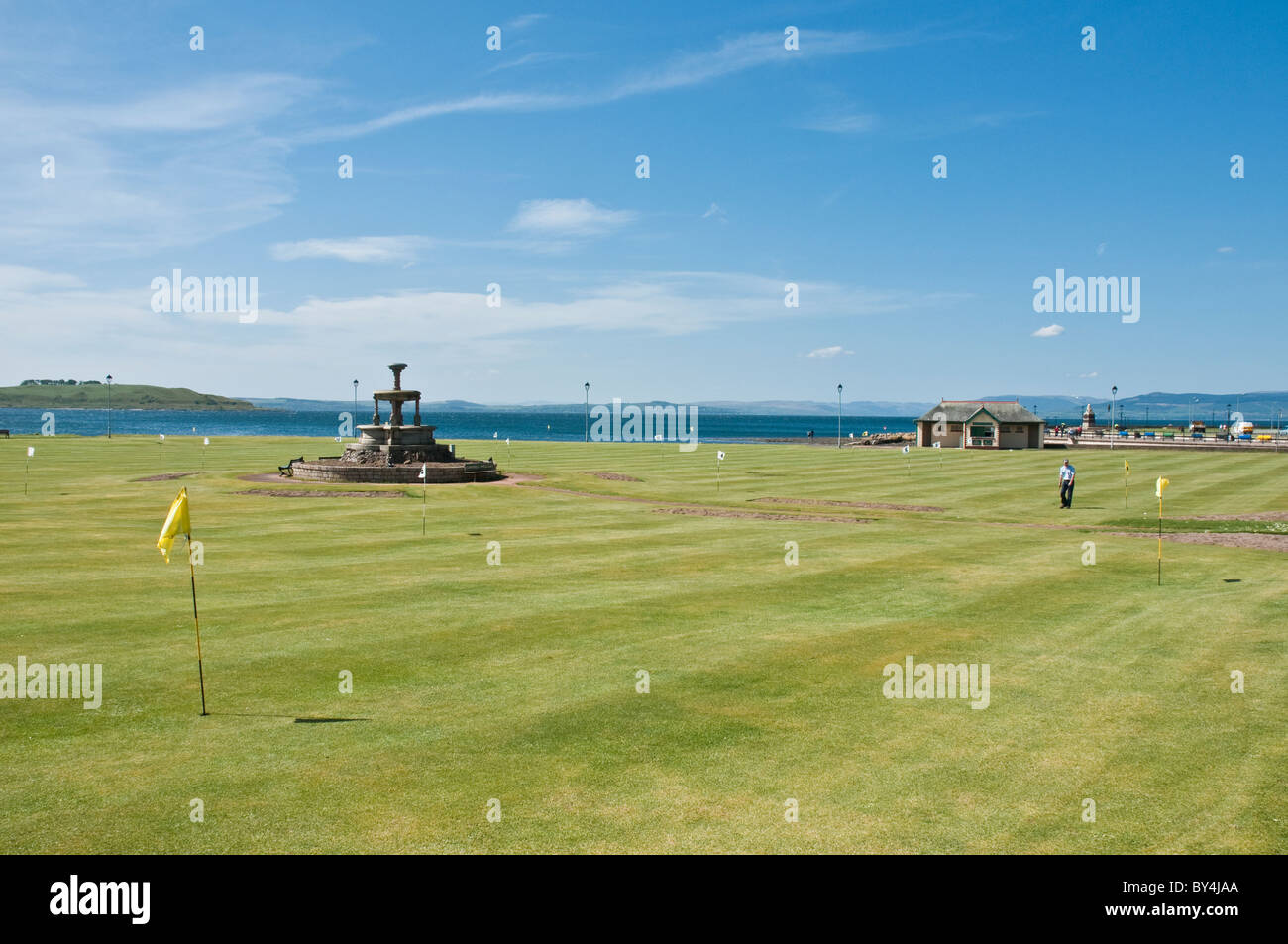 Putting Green Largs North Ayrshire Scotland Stock Photo Alamy