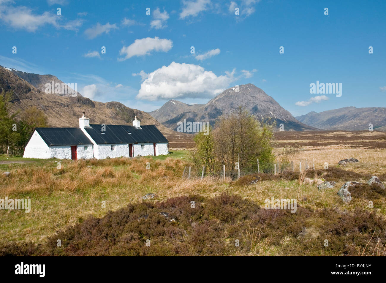 Black Rock Cottage Glencoe Highland Scotland Stock Photo - Alamy