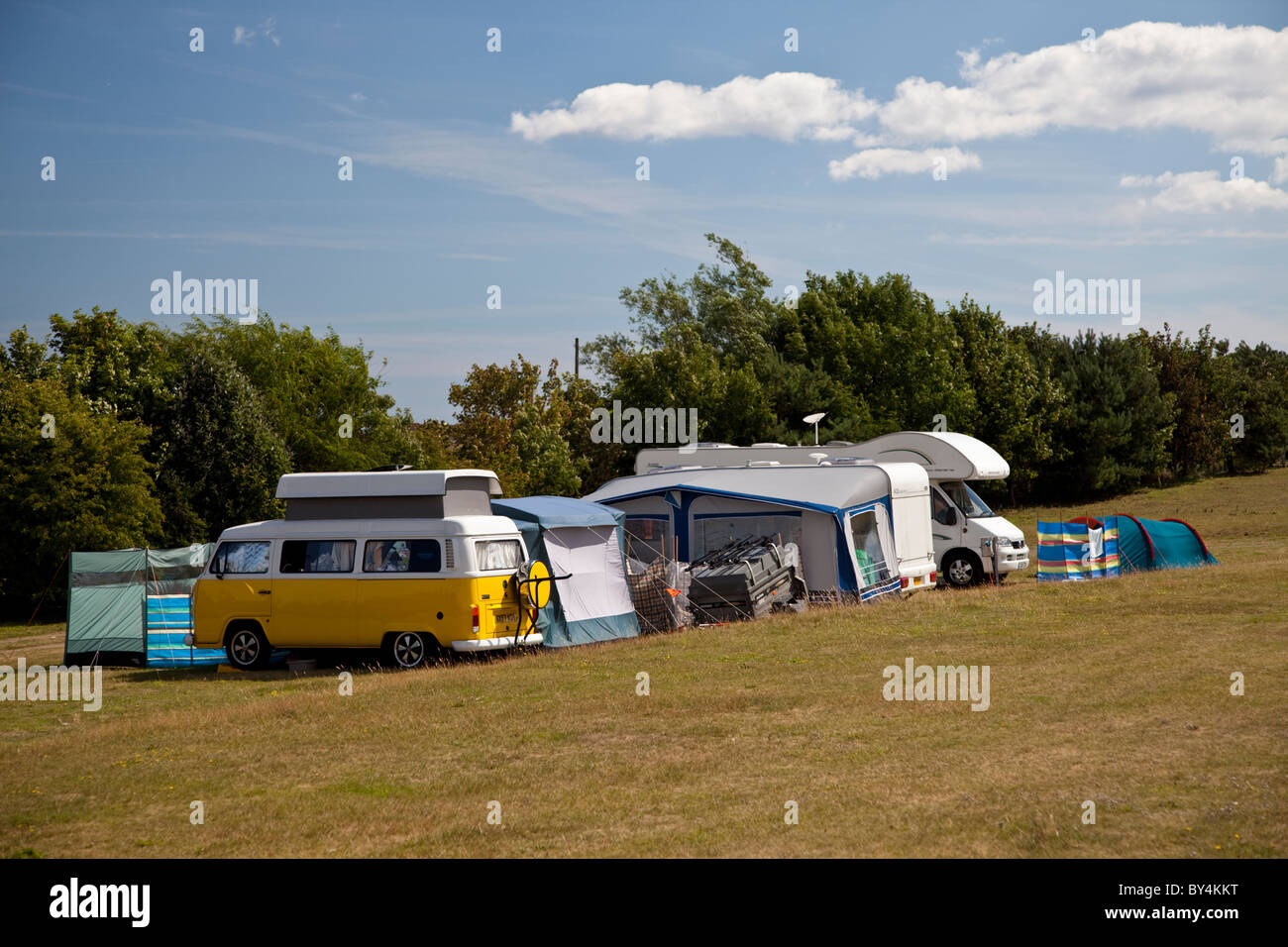 Caravan site in Cromer Norfolk East Anglia Stock Photo Alamy