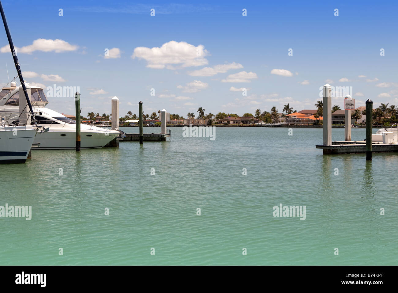 Marco Island Florida Marina Stock Photo - Alamy