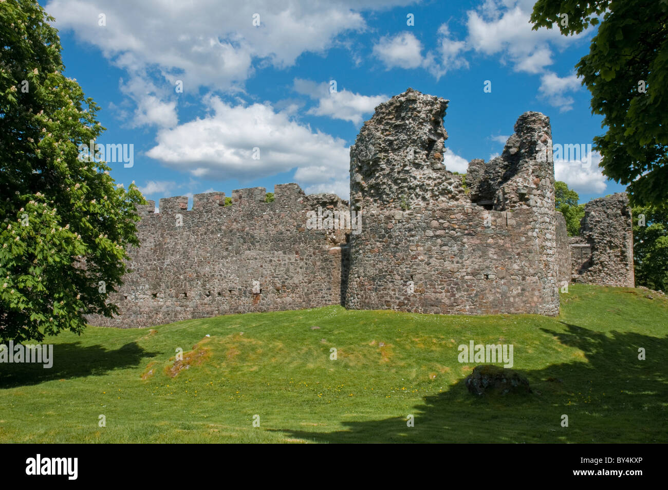 Old Inverlochy Castle Fort William Highland Scotland Stock Photo Alamy