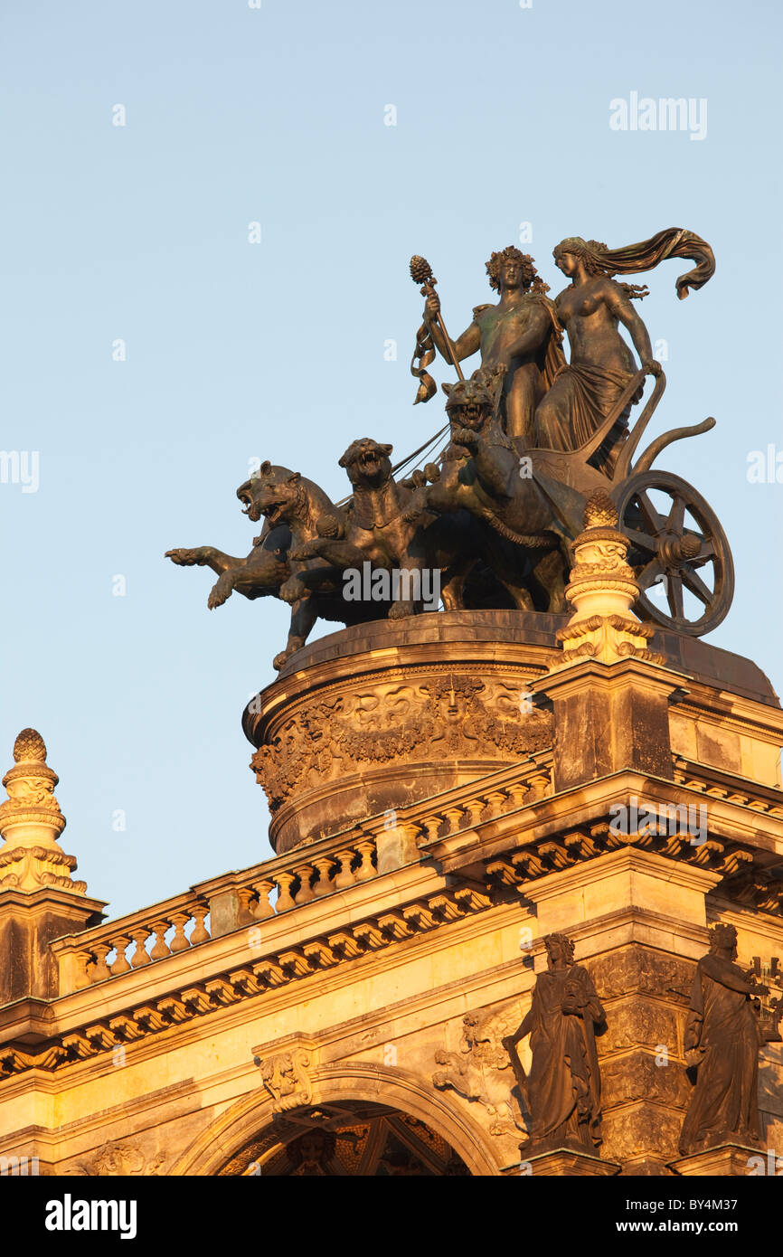 Germany,Saxony,Dresden, Semper Opera Stock Photo