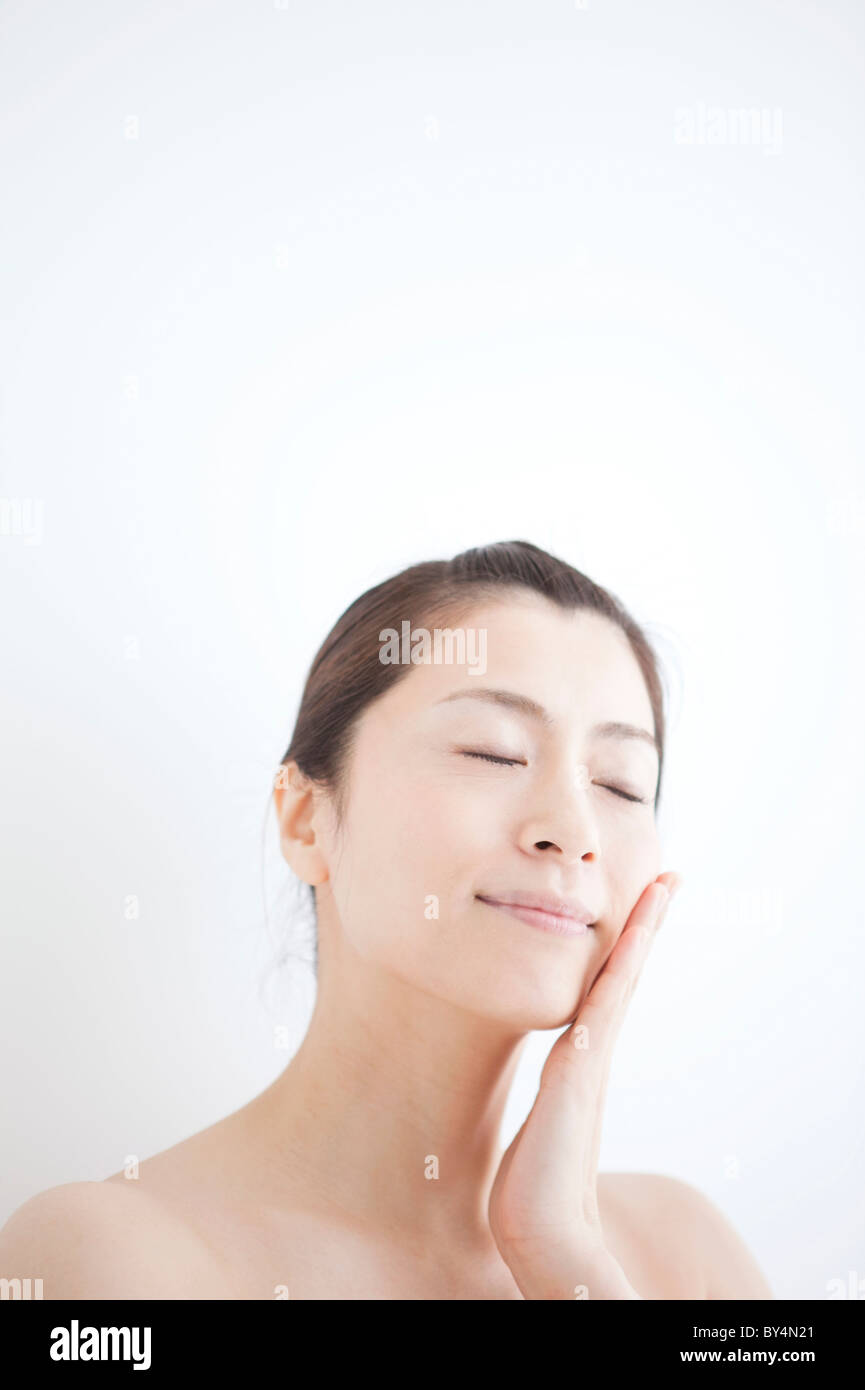 Japanese mature woman hi-res stock photography and images - Alamy