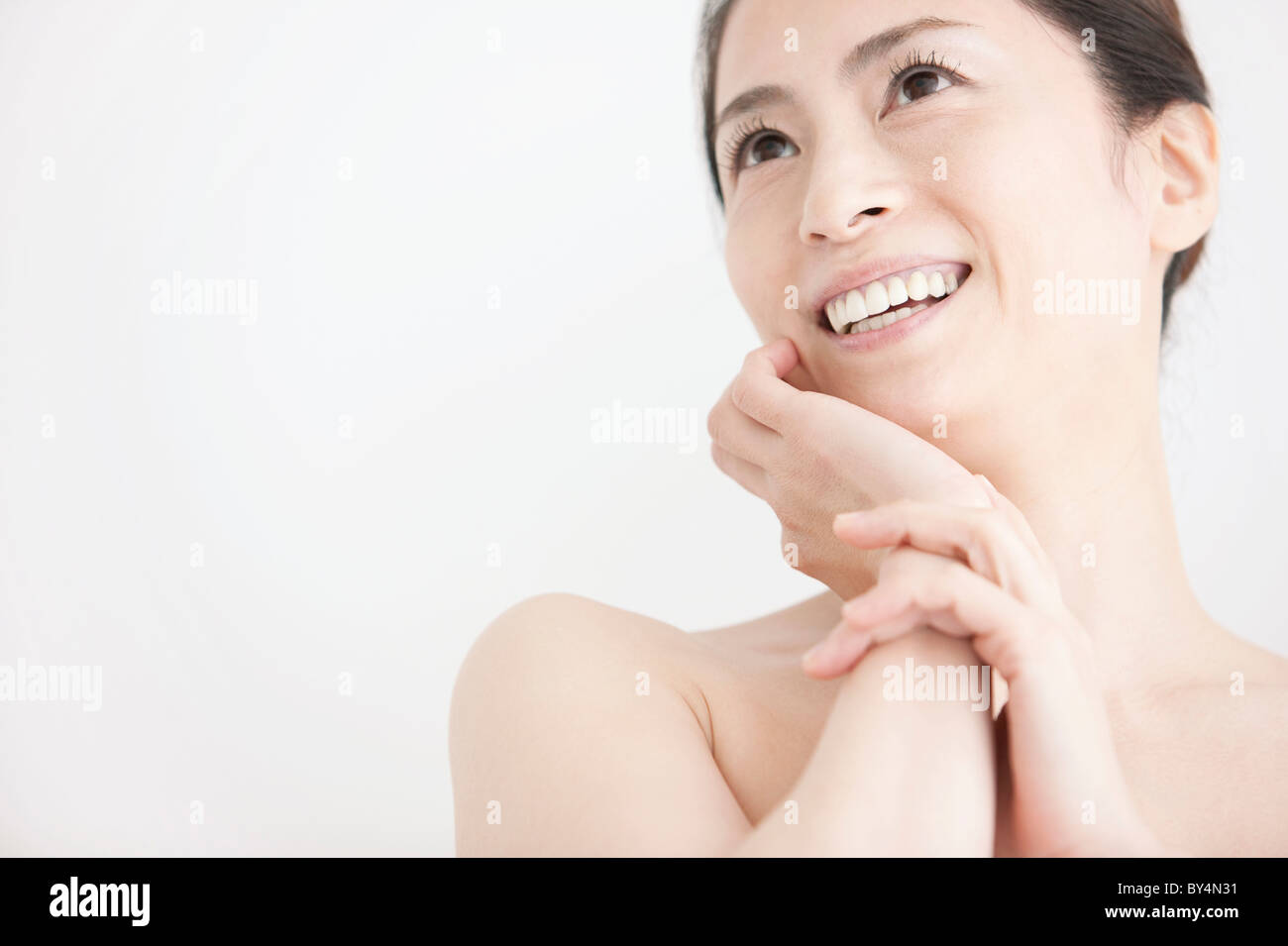 Happy mature woman hi-res stock photography and images - Alamy