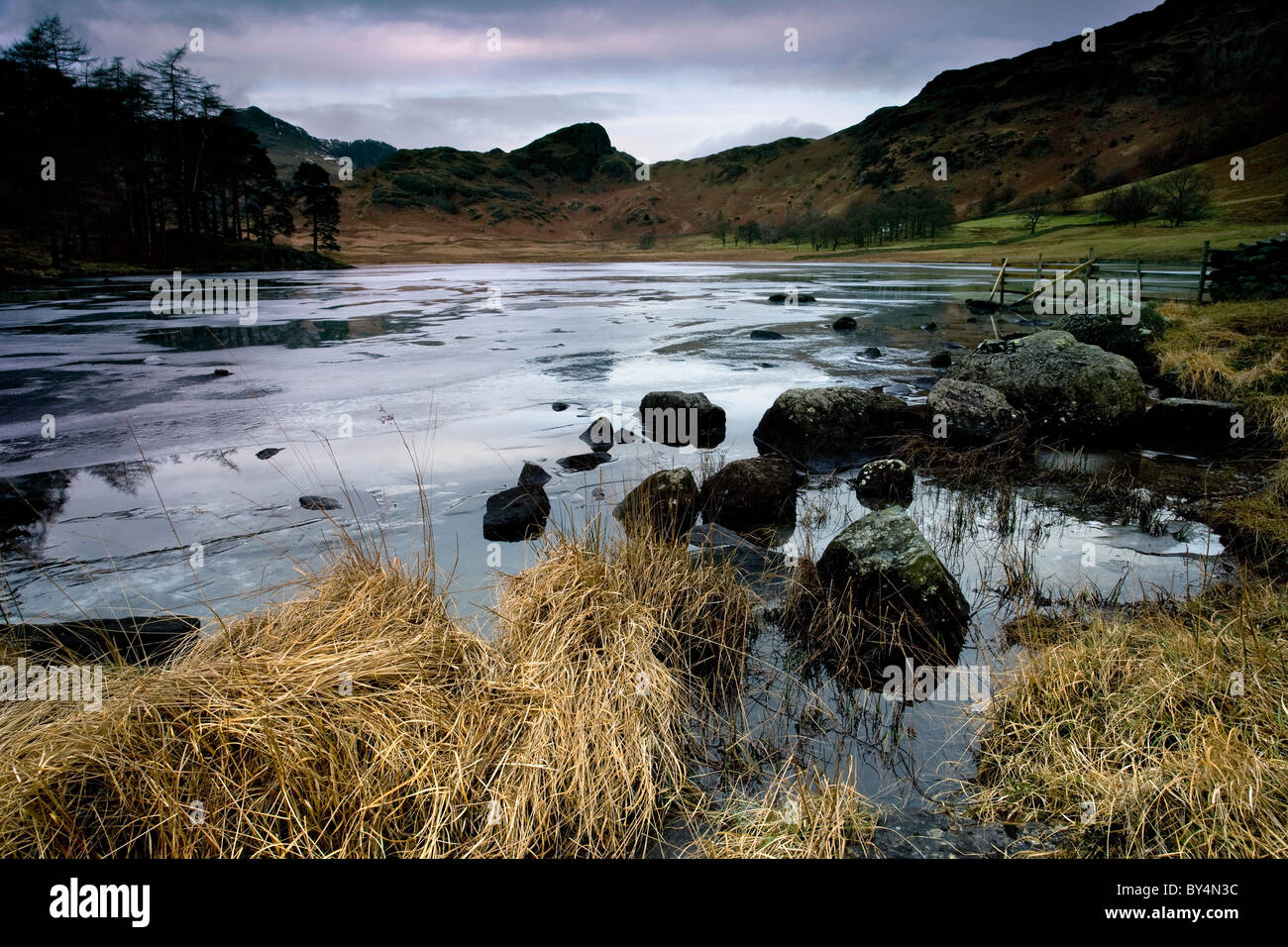 Blea Tarn, Great Langdale, Lake District, England Stock Photo Alamy