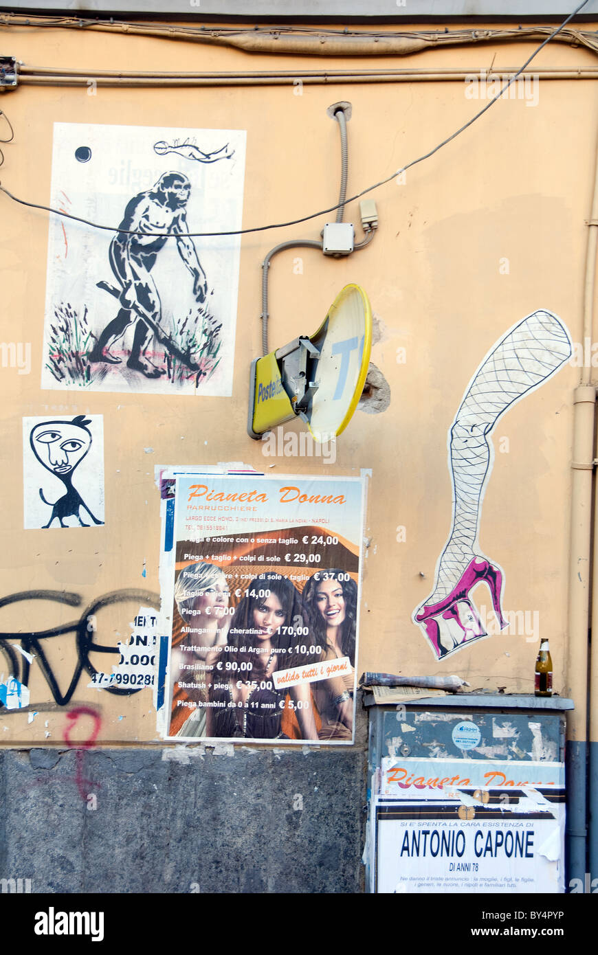 Street art and Graffiti in Naples, Italy Stock Photo Alamy