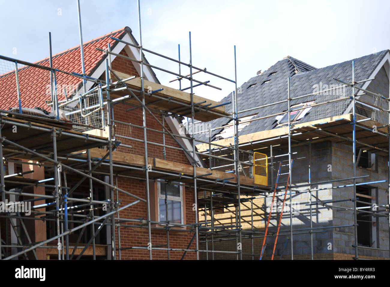 New build house construction Stock Photo Alamy