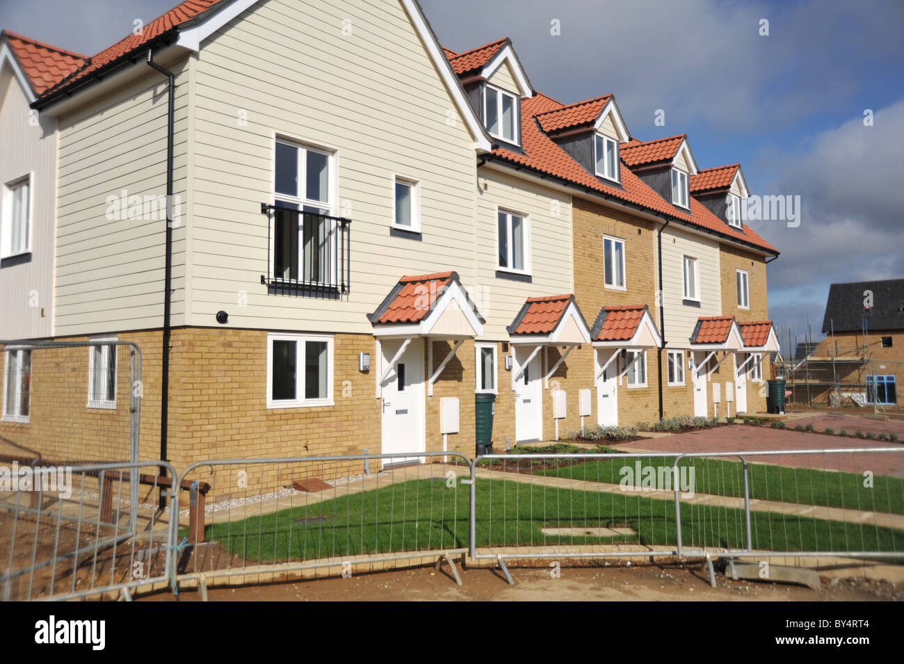 New build house construction UK Stock Photo Alamy