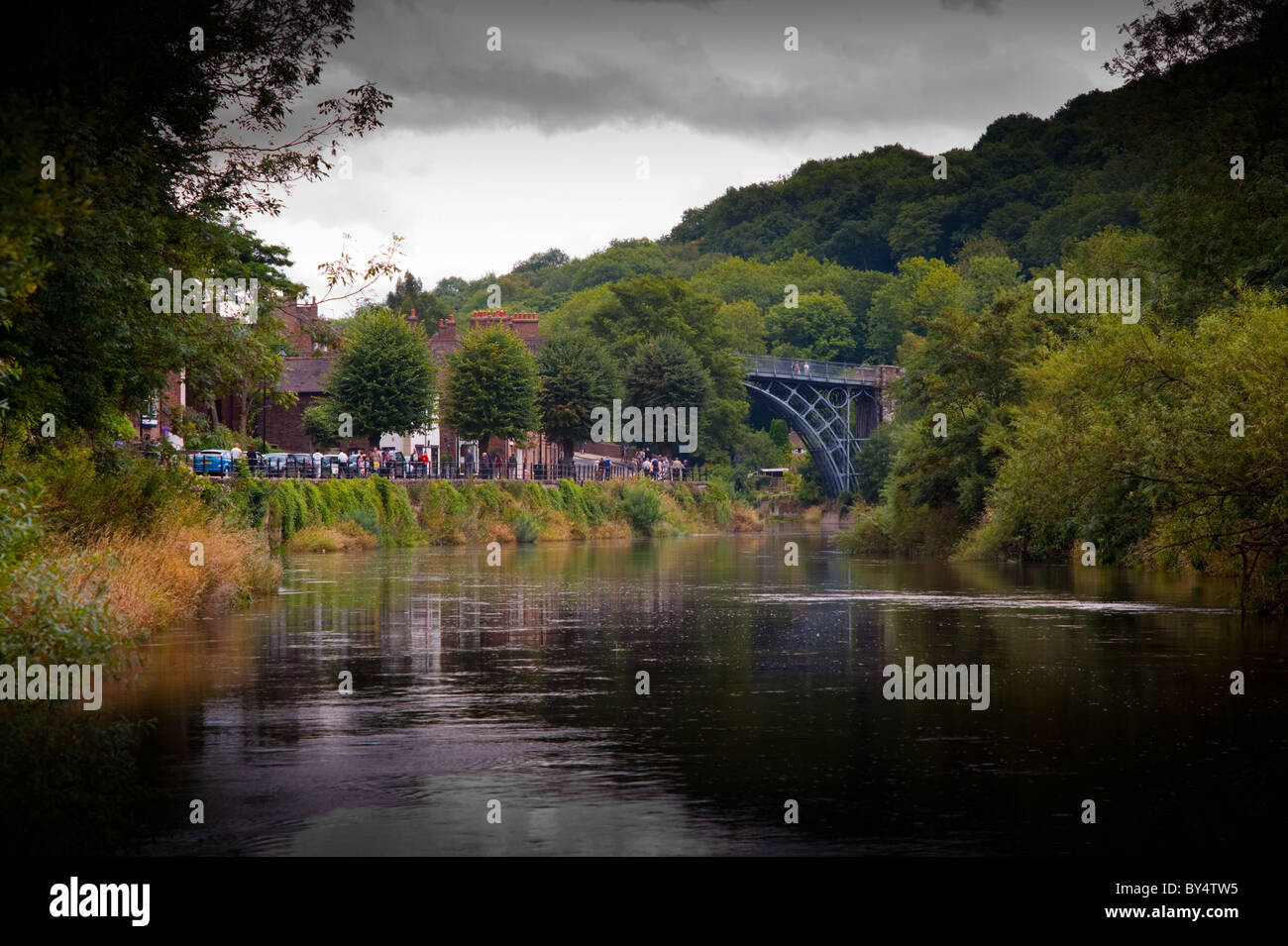 The River Severn at Ironbridge Stock Photo Alamy