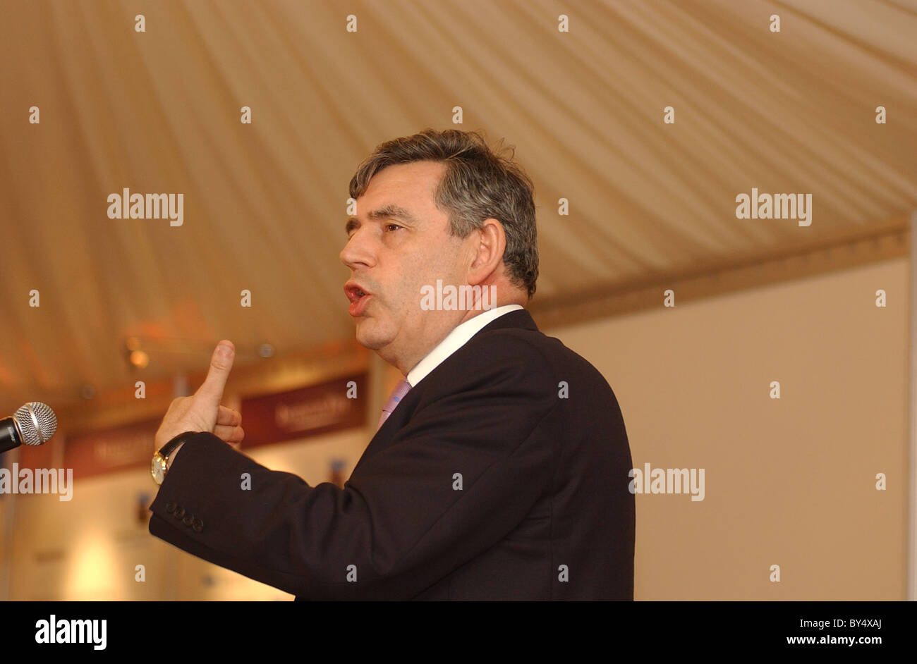 Gordon Brown ex-prime minister Stock Photo
