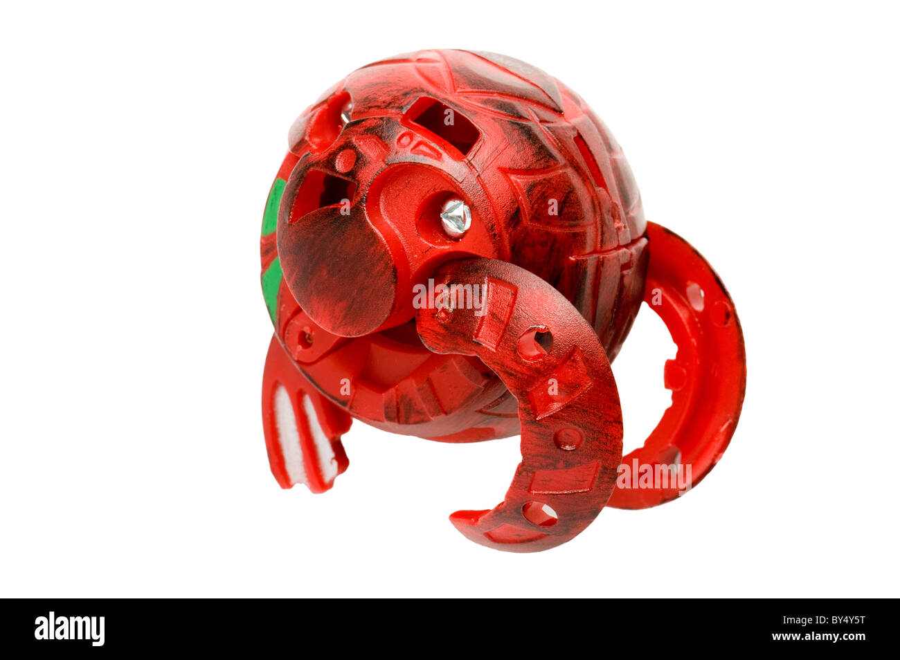 object on white - toy Transformable ball Stock Photo