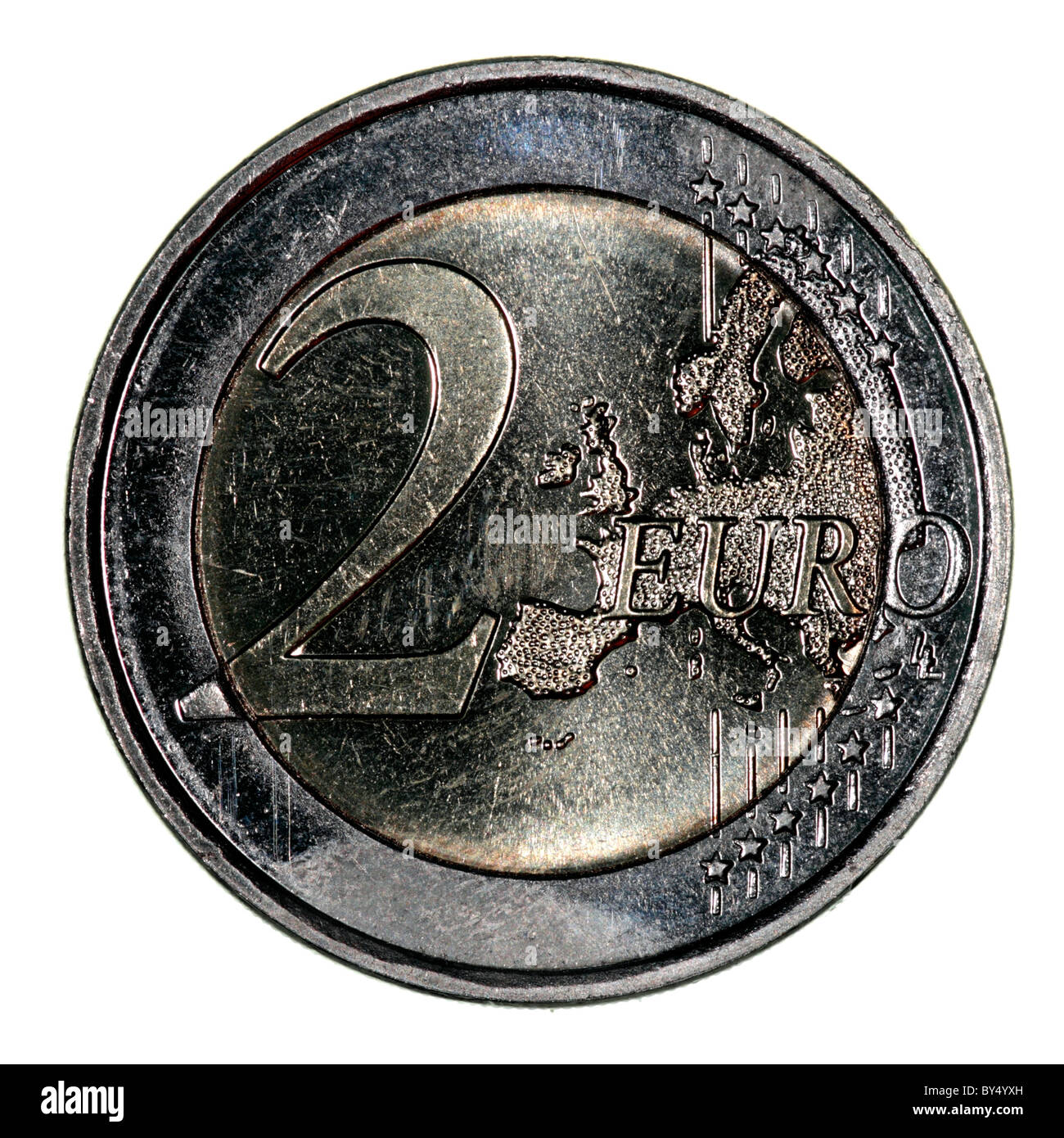 Two Euro coin 0 Estonia 2011 Stock Photo