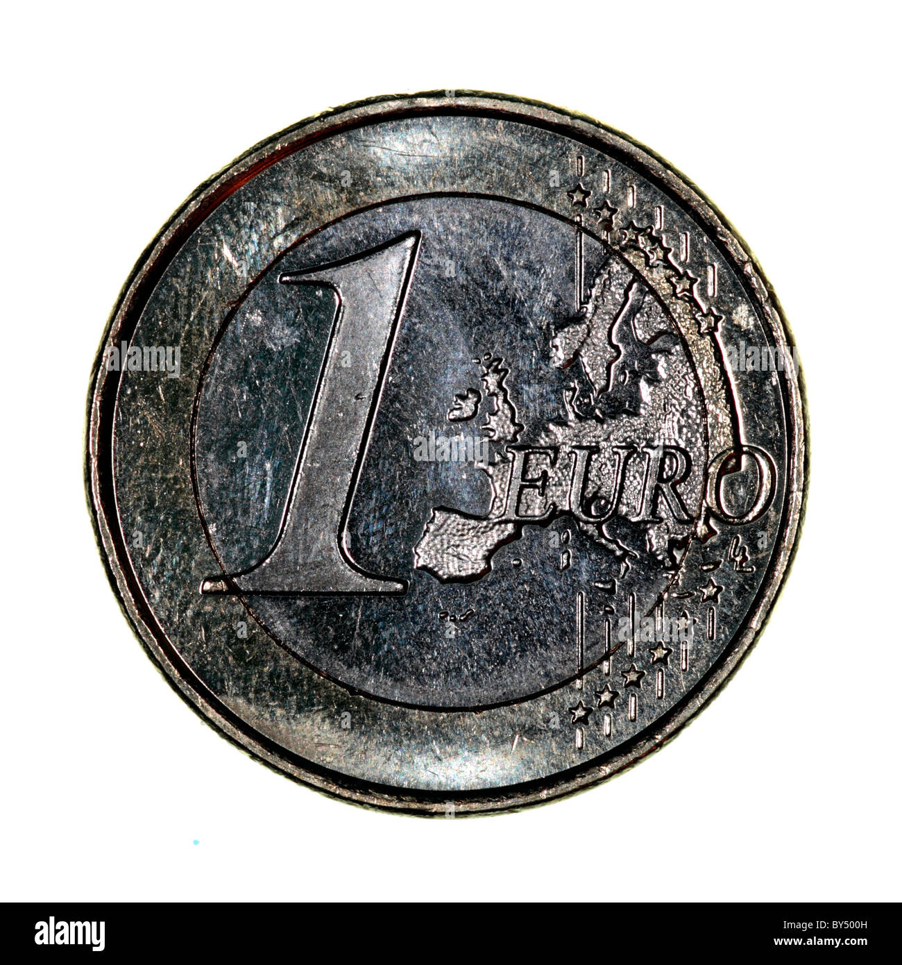 One Euro (2011) - Estonia Stock Photo