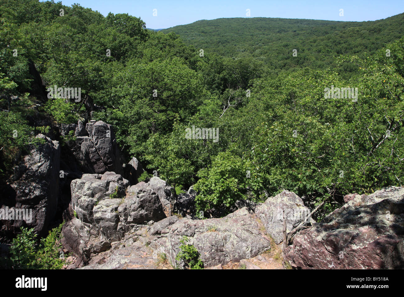 Taum Sauk Mountain State Park Missouri rhyolite St. Francois Mountains
