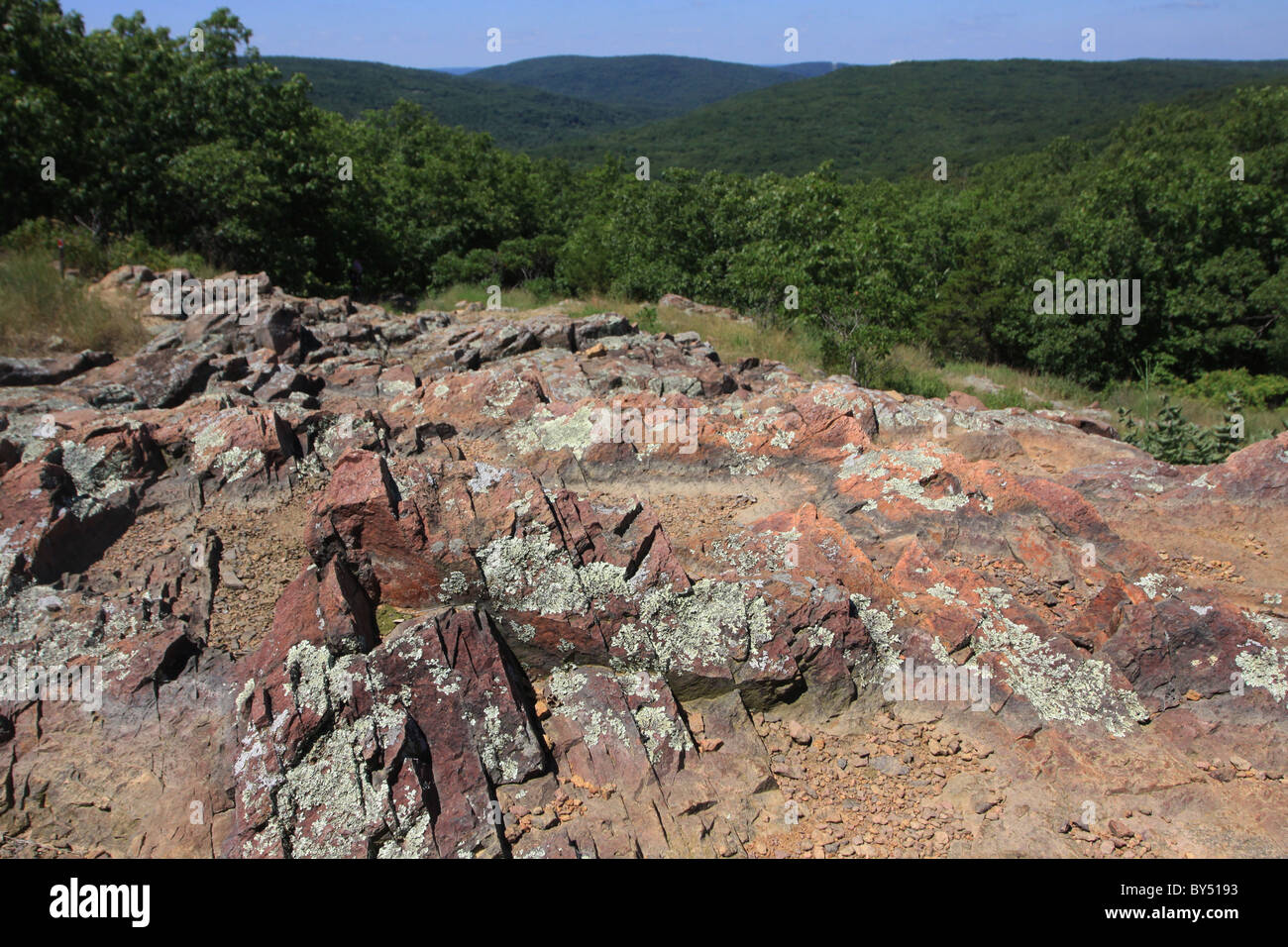 Taum Sauk Mountain State Park Missouri rhyolite St. Francois Mountains