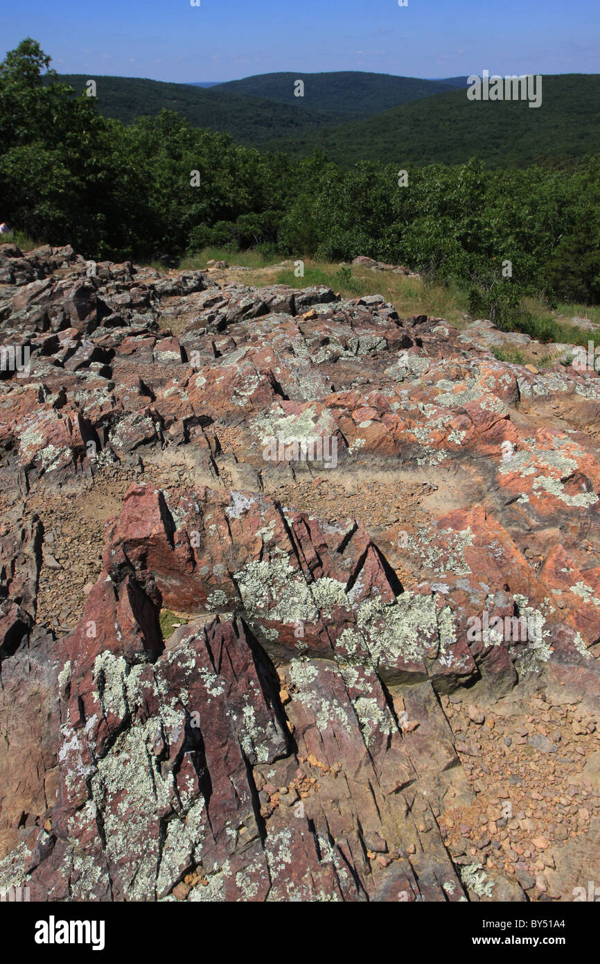 Taum Sauk Mountain State Park Missouri rhyolite St. Francois Mountains