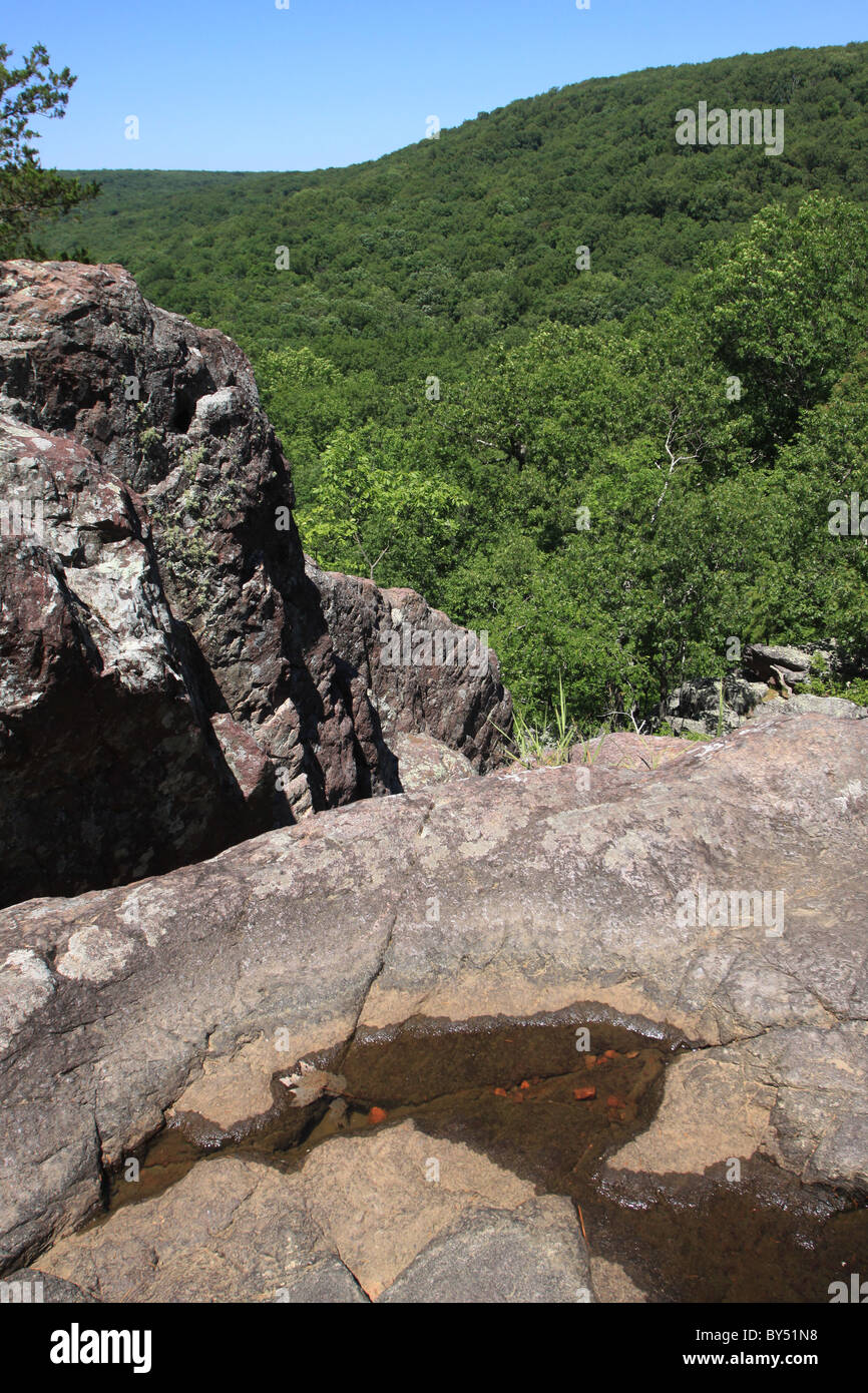 Ozark Trail Taum Sauk Mountain State Park Missouri rhyolite St