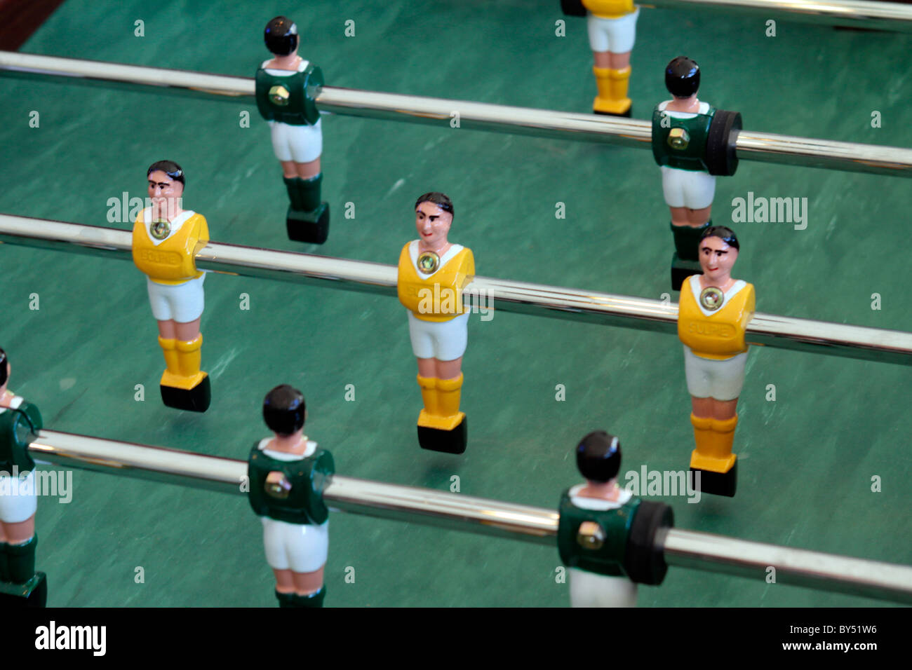 Bar Football table game Stock Photo Alamy
