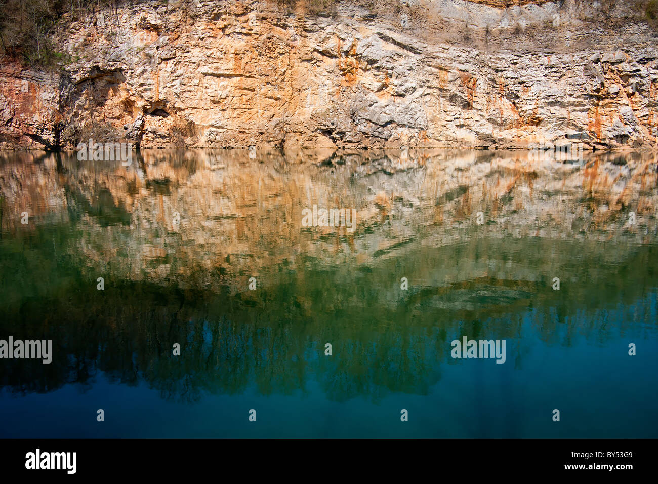 Mead's Quarry, an abandoned marble quarry in Knoxville, Tennessee Stock Photo Alamy