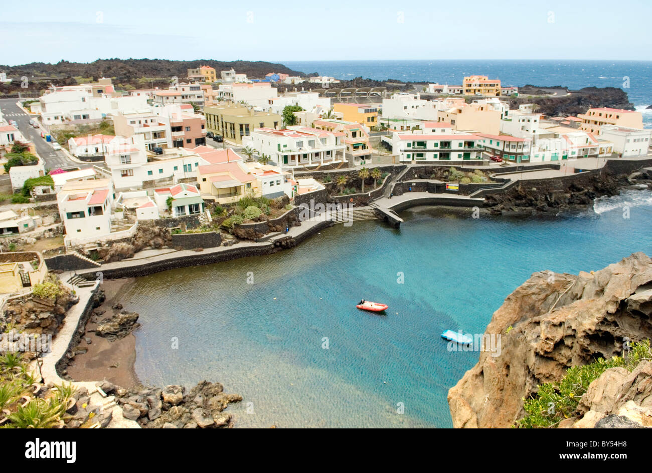 El Hierro, Canary Islands. The fishing village and holiday apartments