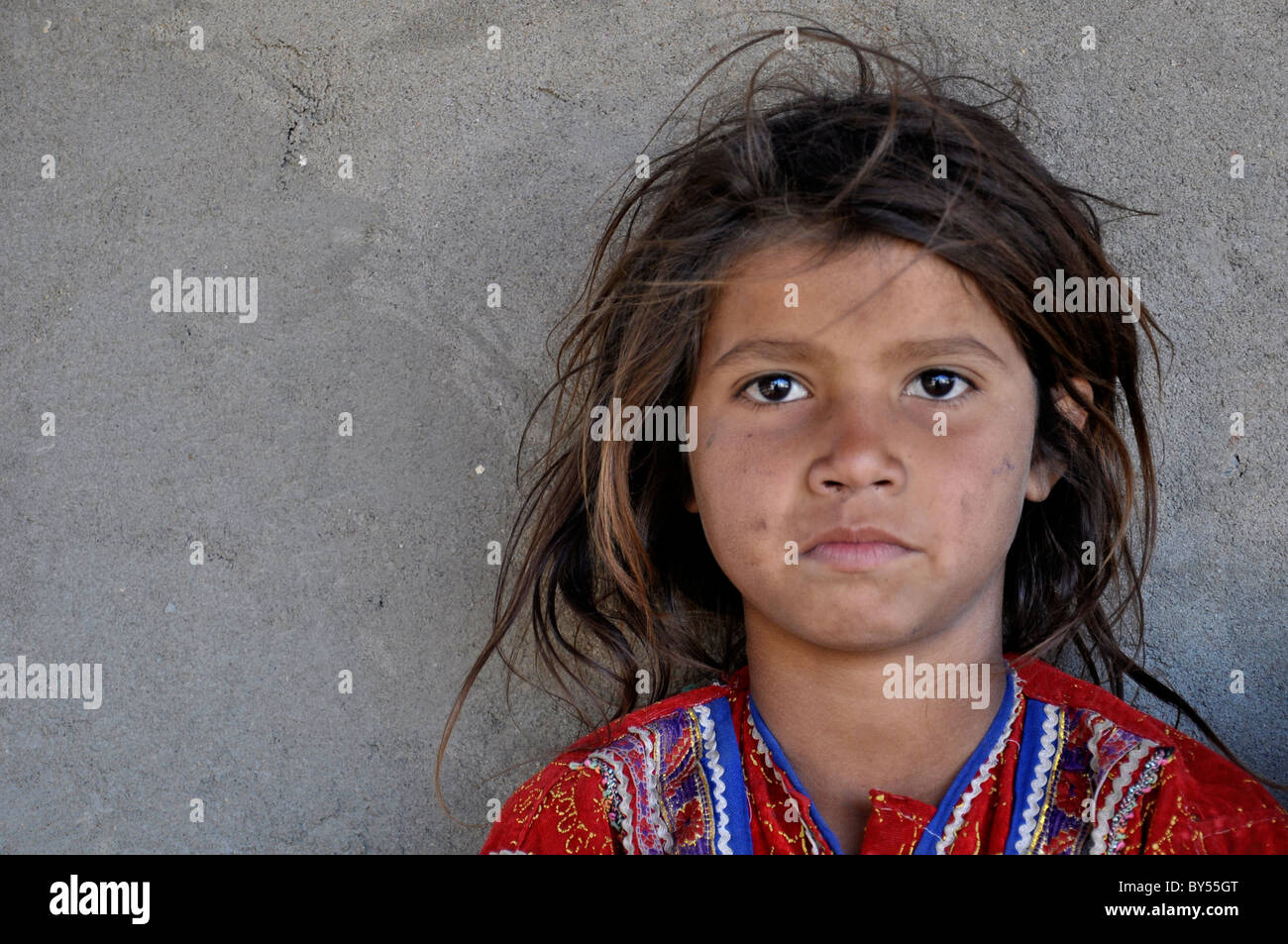 Indian girl from Kutch district of Gujarat Stock Photo