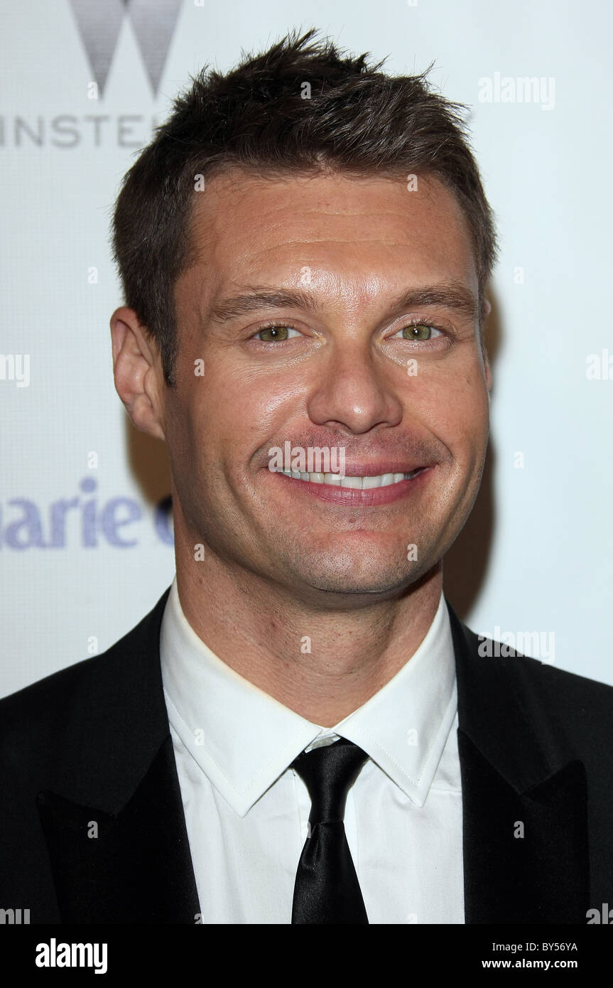 RYAN SEACREST RELATIVITY MEDIA AND THE WEINSTEIN COMPANY 2011 GOLDEN GLOBES AFTER PARTY BEVERLY HILLS LOS ANGELES CALIFORNIA Stock Photo