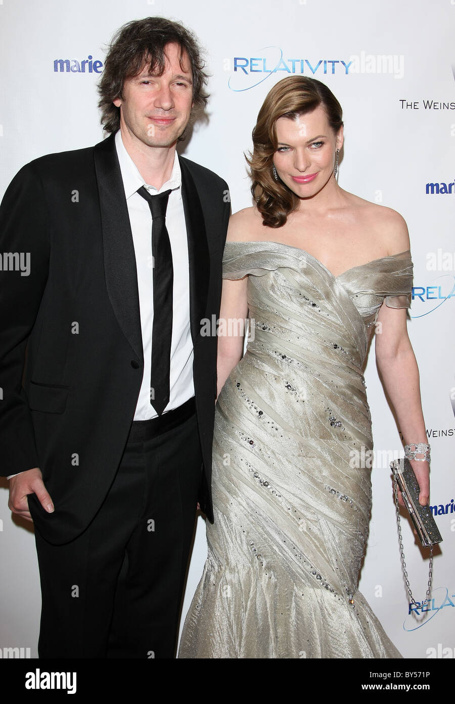 Paul W S Anderson Milla Jovovich Relativity Media And The Weinstein Stock Photo Alamy
