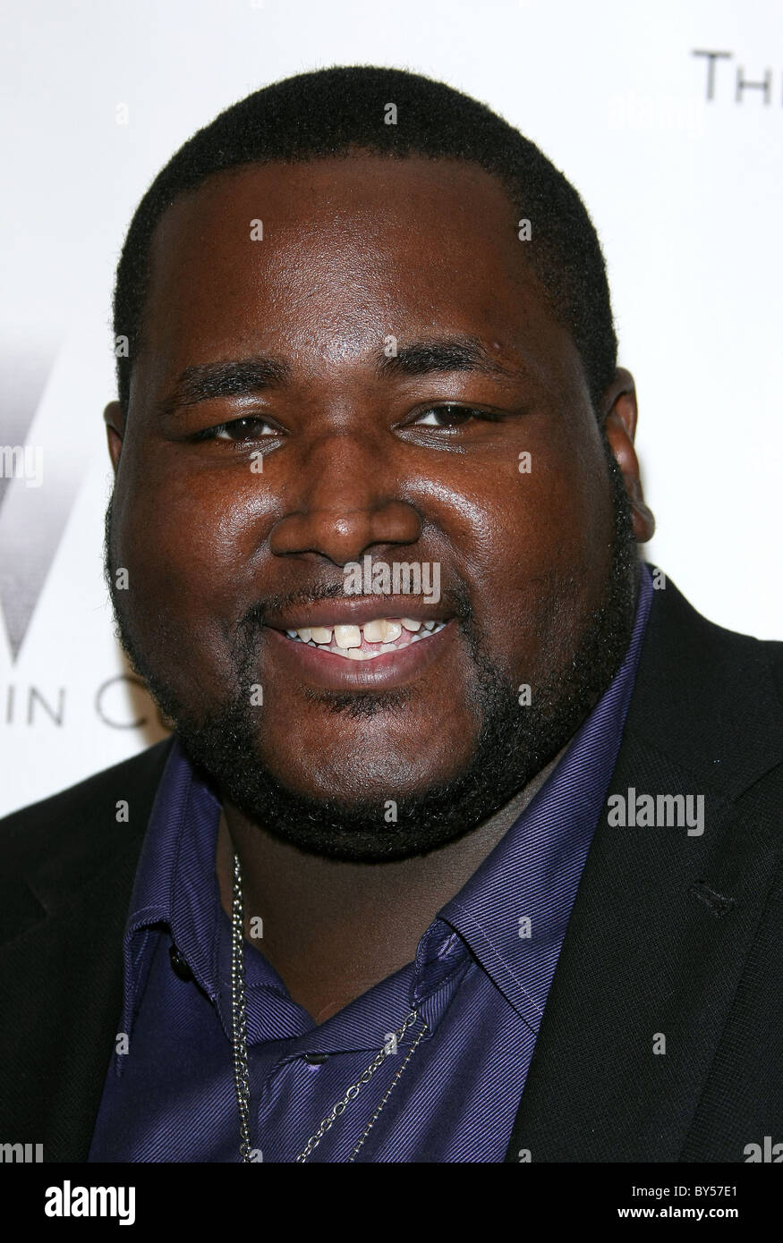 QUINTON AARON RELATIVITY MEDIA AND THE WEINSTEIN COMPANY 2011 GOLDEN GLOBES AFTER PARTY BEVERLY HILLS LOS ANGELES CALIFORNIA Stock Photo