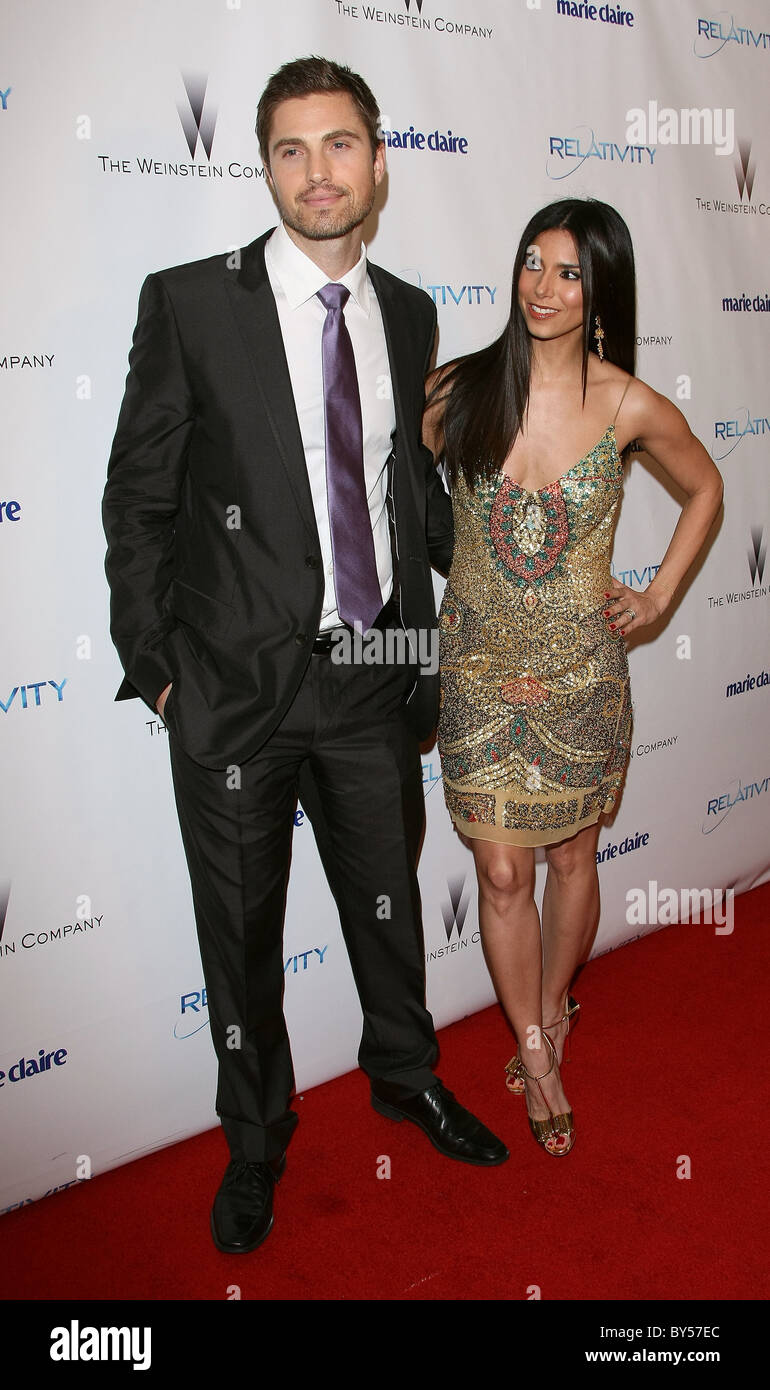 ERIC WINTER ROSELYN SANCHEZ RELATIVITY MEDIA AND THE WEINSTEIN COMPANY 2011 GOLDEN GLOBES AFTER PARTY BEVERLY HILLS LOS ANGELE Stock Photo