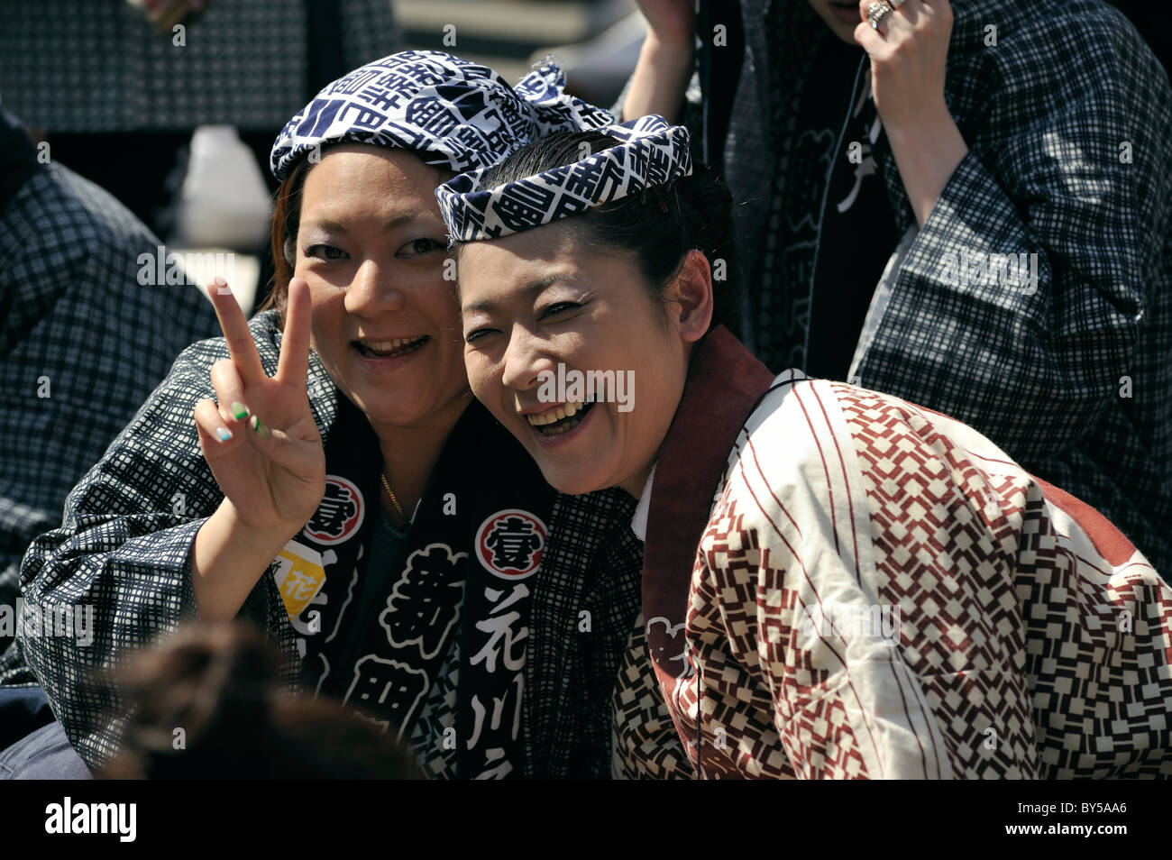 Two women pose photo hi-res stock photography and images - Alamy