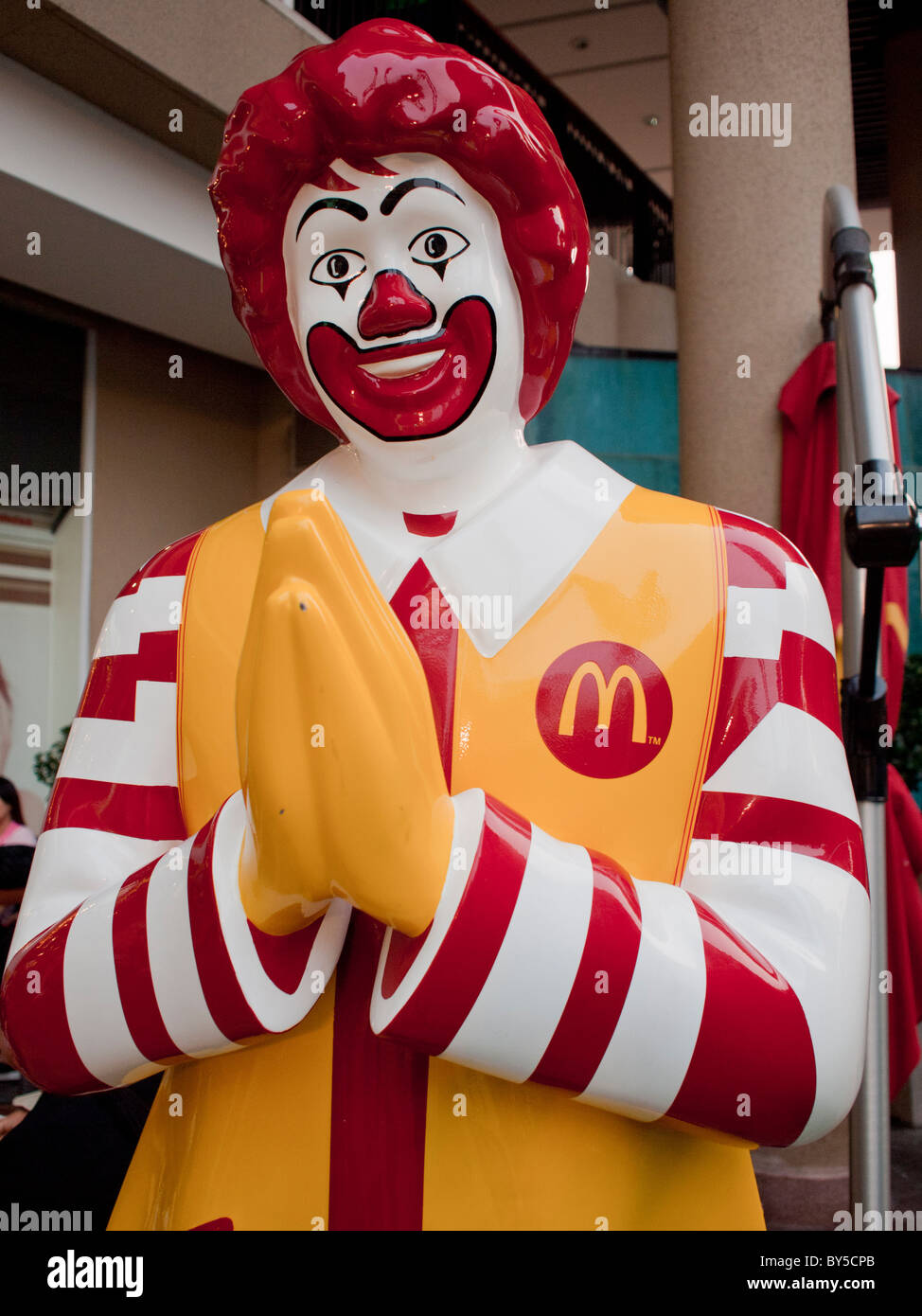 Sawasdee Ronald McDonald Statue Stock Photo