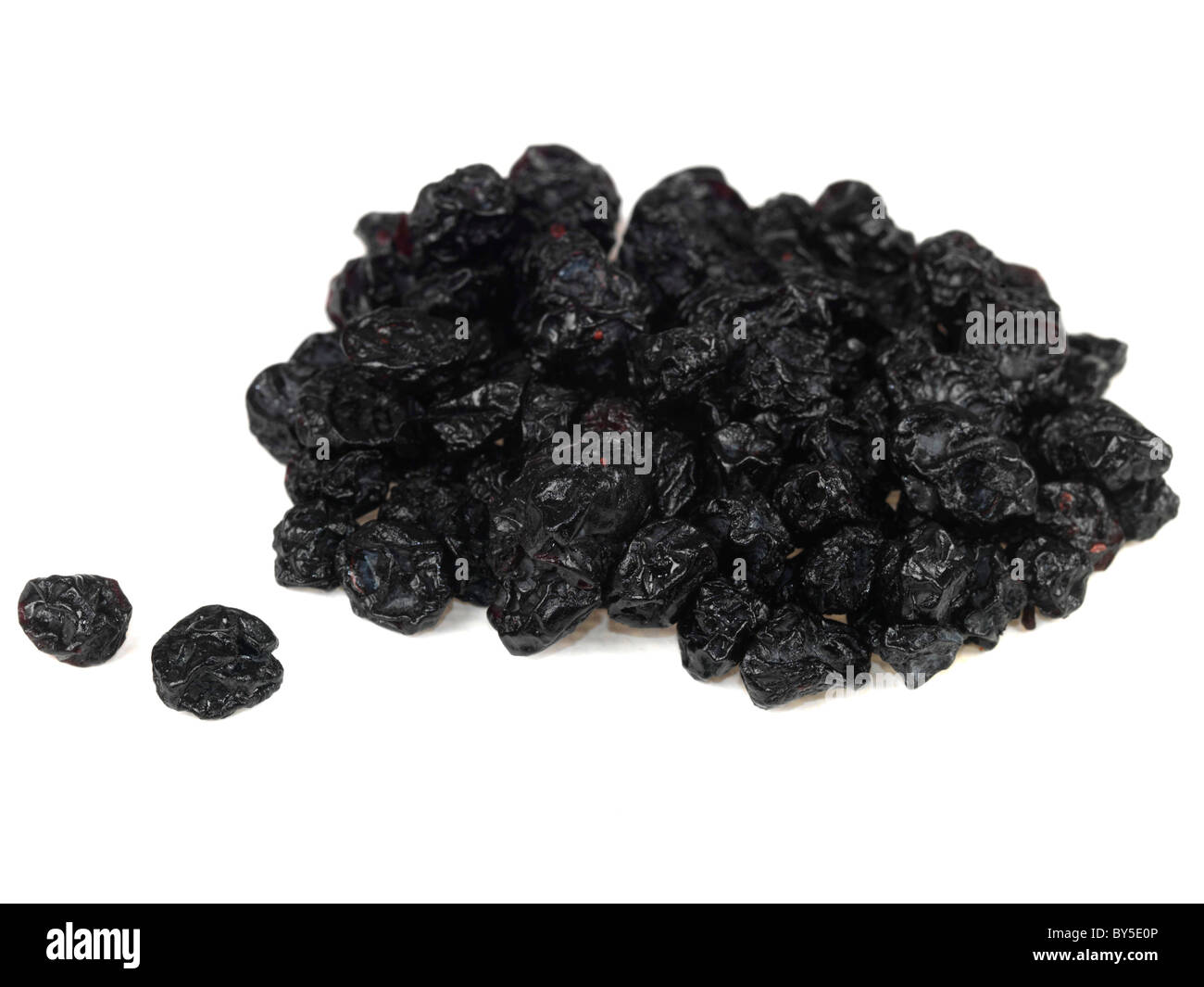 Dried Blueberries Stock Photo