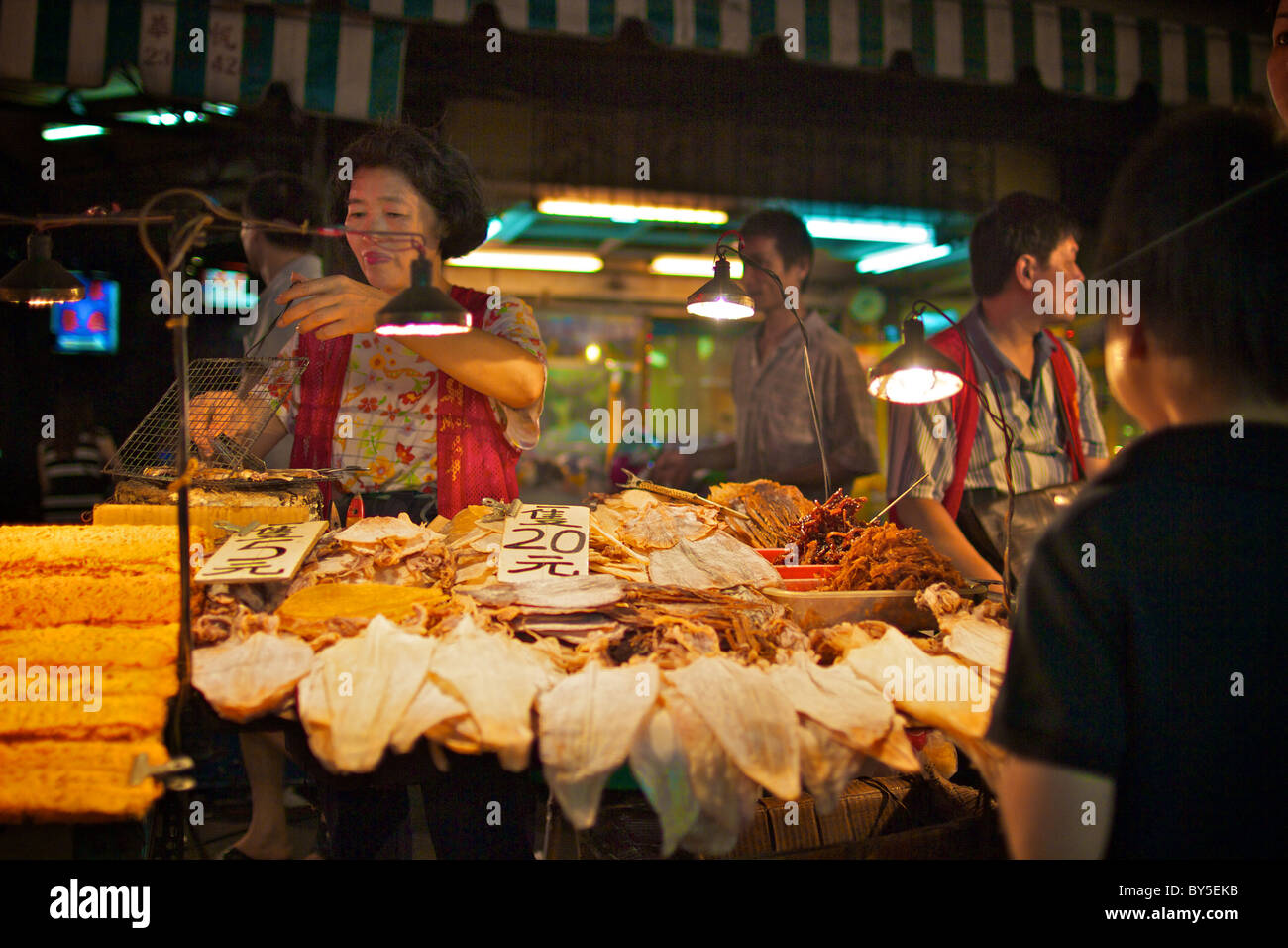 food vendor Stock Photo