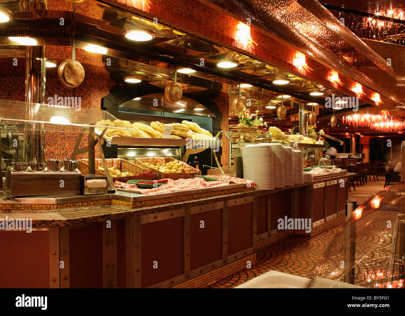 Restaurant on cruise ship costa hi-res stock photography and images - Alamy