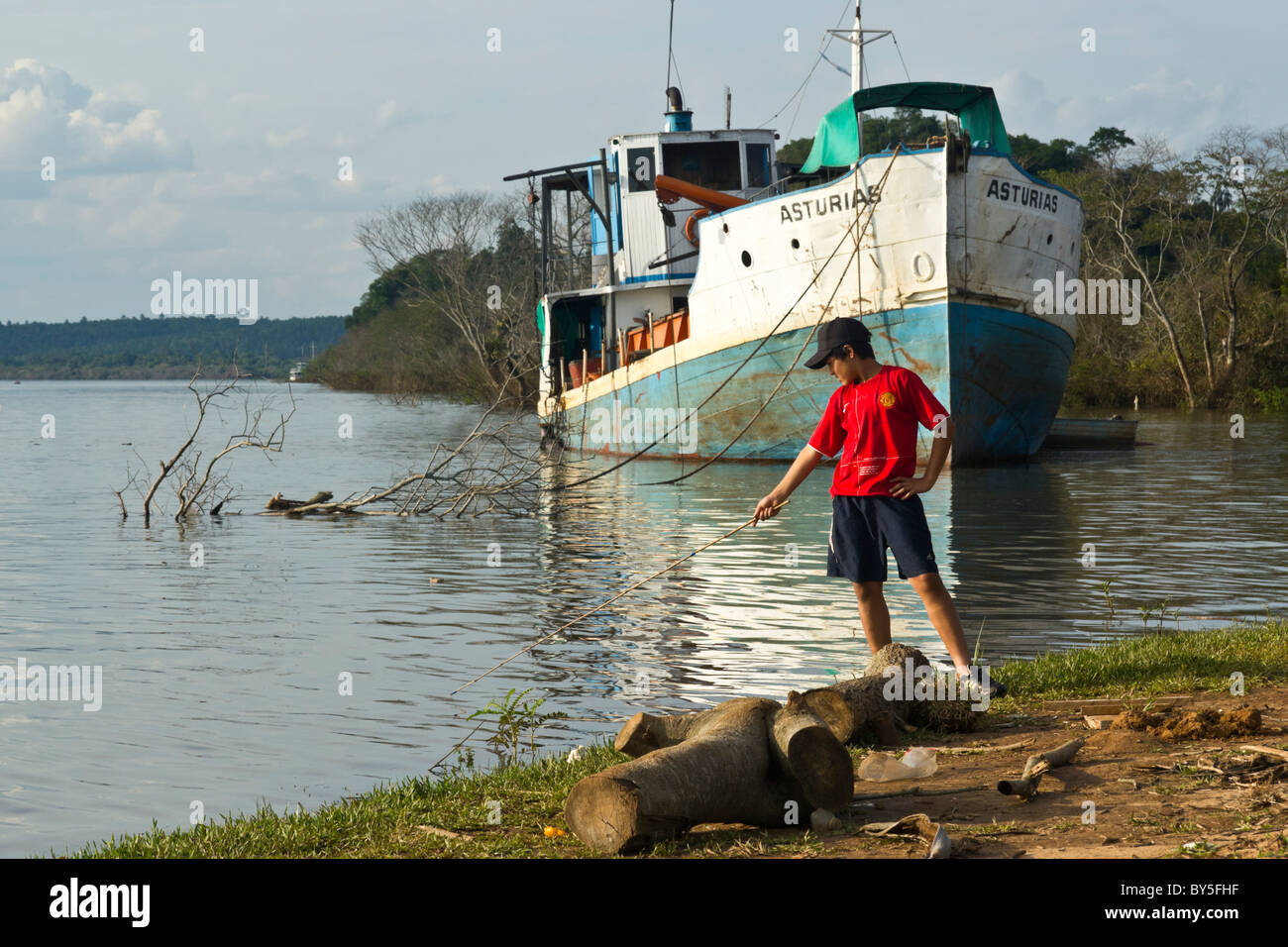 Playa del Sol on the Rio Parana in San Ignacio, Misiones, Argentina