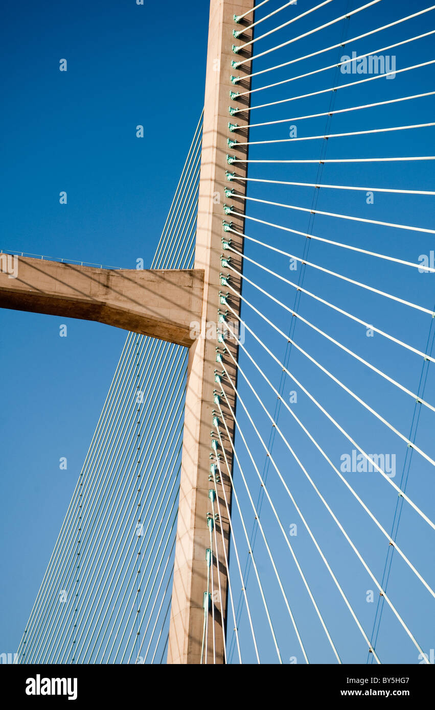 Severn Bridge by day Stock Photo