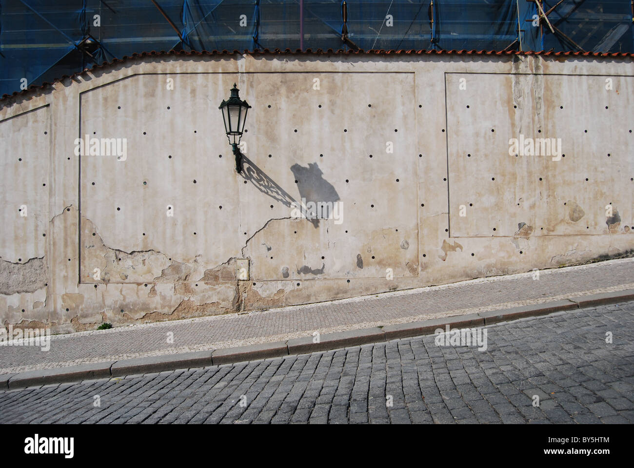 Wall in Prague Stock Photo Alamy