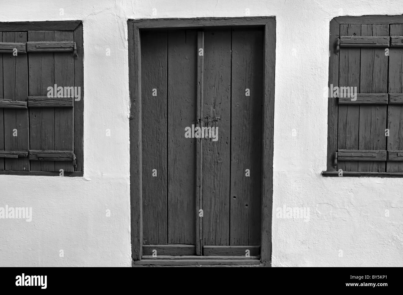 Rustic door shutters hi-res stock photography and images - Alamy