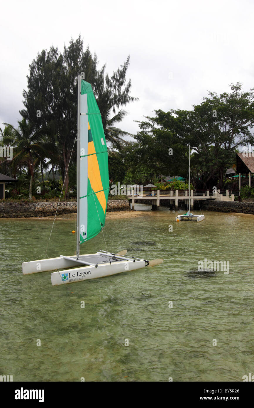 WATERCRAFT VANUATU RESORT BDB Stock Photo