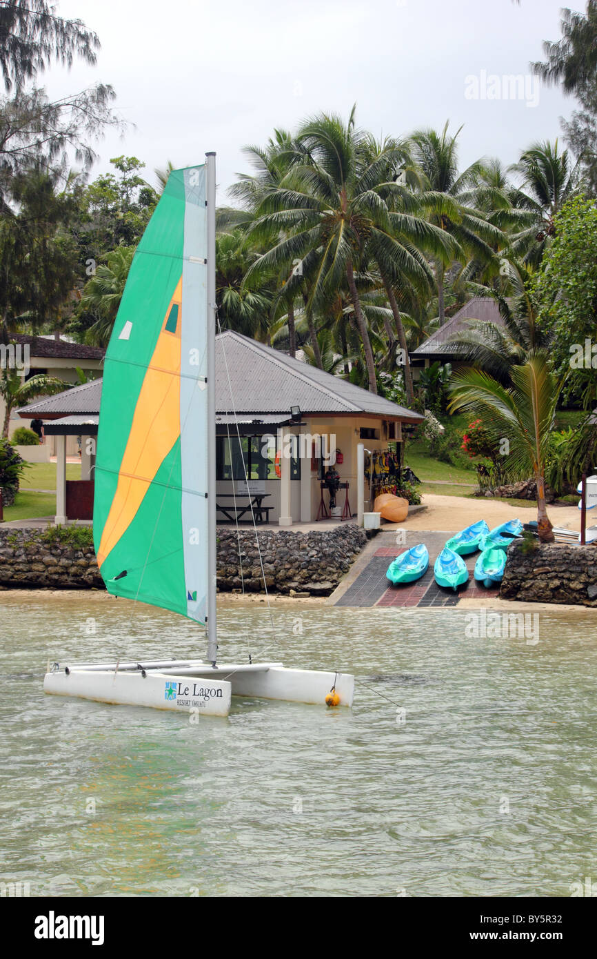 WATERCRAFT VANUATU RESORT BDB Stock Photo