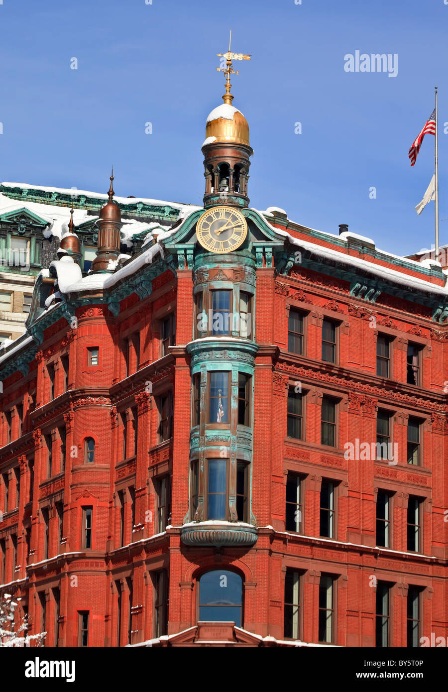 Sun Trust Building 15th Avenue and New York Avenue Across from Treasury Department Famous Historic Building Built 1867 Stock Photo