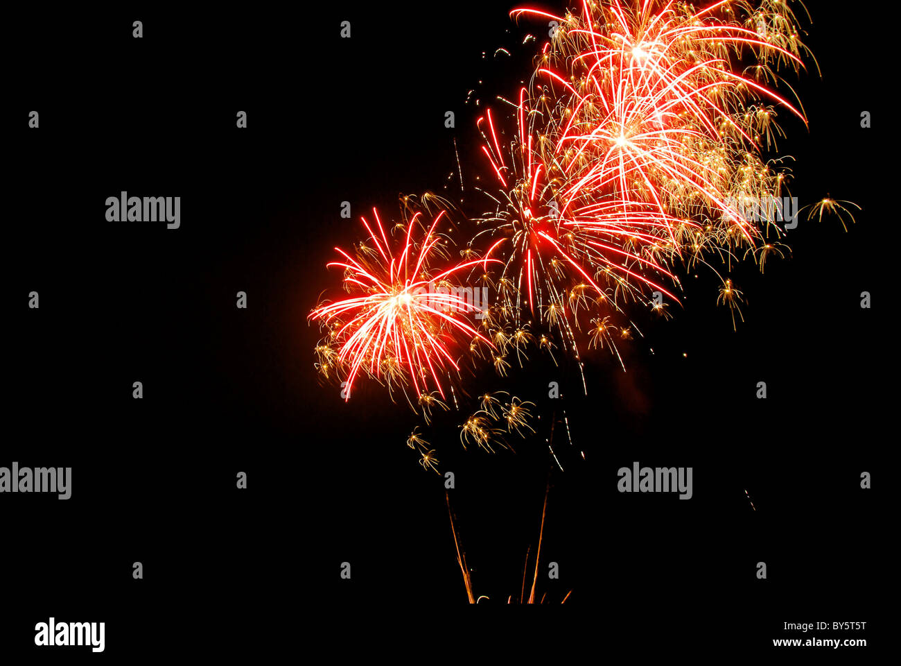 Feuerwerk - fireworks 17 Stock Photo